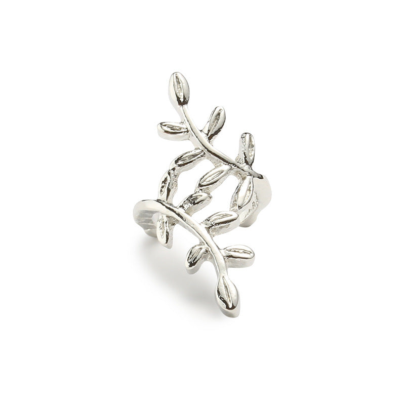 Fashion Women Leaf Shaped Ear Clip Accessories