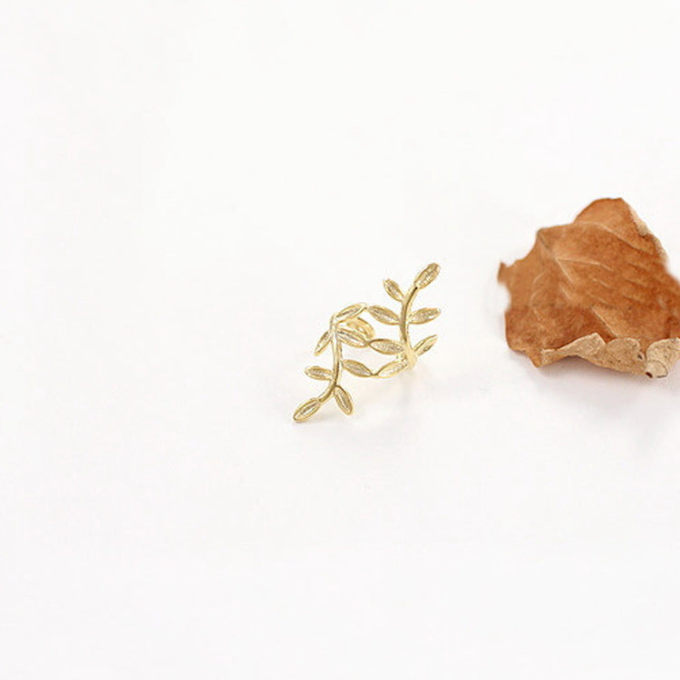 Fashion Women Leaf Shaped Ear Clip Accessories