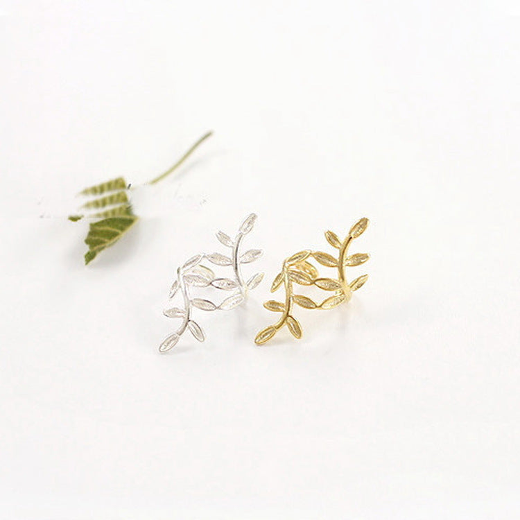 Fashion Women Leaf Shaped Ear Clip Accessories