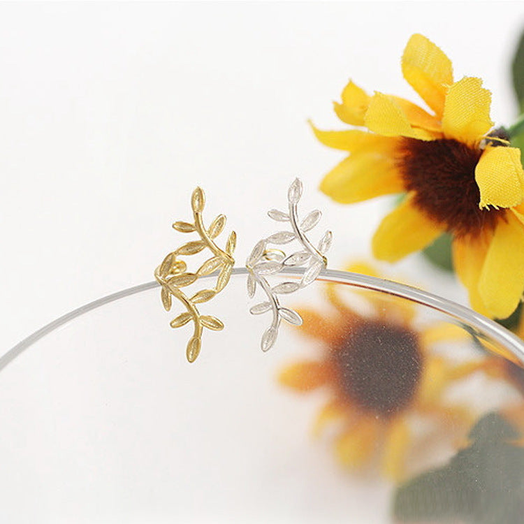 Fashion Women Leaf Shaped Ear Clip Accessories