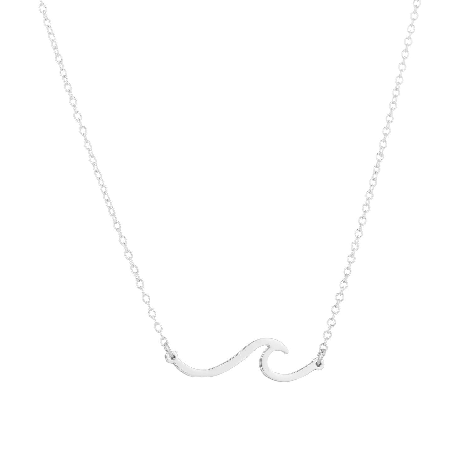 Creative Personality Wave Pendant Simple Short Temperamental Necklace