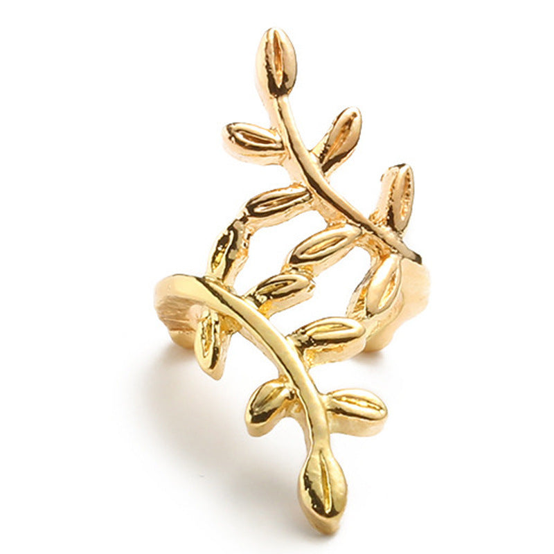 Fashion Women Leaf Shaped Ear Clip Accessories